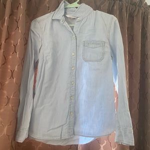 Old Navy button down long sleeve shirt, size small
